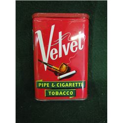 Velvet tobacco pocket tin 3 x 4 1/2