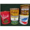 Image 1 : Velvet, Vogue, Macdonald's, Amphora, Daily Mail tobacco tins