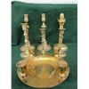 Image 1 : Lot of brass candle stick holders - 7 pieces