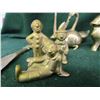 Image 2 : Lot of brass animals - 10 pieces