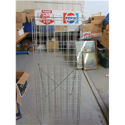 Pepsi bottle rack