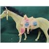 Image 3 : 2 toy horses with saddles