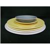 Image 1 : Medicine Hat Pottery - 4 plates, 1 saucer, 1 small bowl