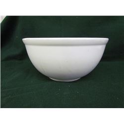Large white pottery bowl