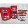 Image 1 : 2 Blue Ribbon tins, 1 Roger's Golden Syrup tin