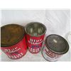 Image 2 : 2 Blue Ribbon tins, 1 Roger's Golden Syrup tin