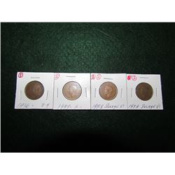 1936 KG V, 1937-1939 G VI Pennies