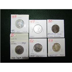 1867-1999 Elizabeth II Quarters - See Picture Description