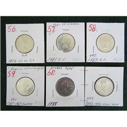 1867-1988 Eliz II Quarters - See Picture Description