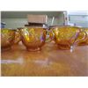 Image 2 : 7 Mondern Carnival Glass Teacups