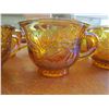 Image 3 : 7 Mondern Carnival Glass Teacups