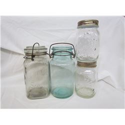 Assortment of Mason Jars - Quart jars, perfect seal