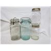 Image 1 : Assortment of Mason Jars - Quart jars, perfect seal