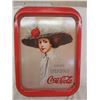 Image 1 : Coco-Cola Tray with Lady 14 3/4 x 11