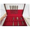 Image 2 : Silverware box with set of Silver utensiles - Not Complete