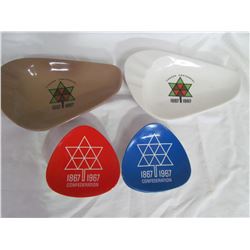 1867-1967 Confederation Ashtrays