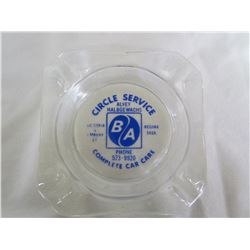 B/A Circle Service Ashtray