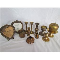 Assortment of Brass figurines