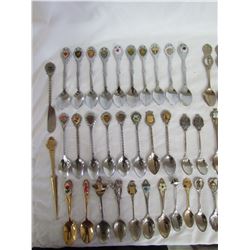 Assorted Collector Spoons - 96 spoons