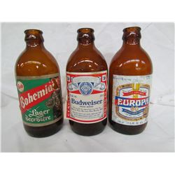 Europa, Budweiser, Bohemian Beer Bottles