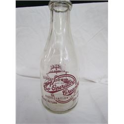 Co-Operative Creamery Milk Bottle