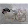 Image 1 : 5 Teacups with saucers - Royal Stafford & Fine Bone China