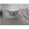 Image 5 : 5 Teacups with saucers - Royal Stafford & Fine Bone China