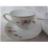 Image 4 : 5 Teacups with saucers - Flower Garden & Phoenix Bone China