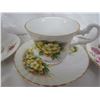 Image 5 : 5 Teacups with saucers - Crown Staffordshire