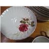 Image 5 : China set - Plates, Teacups, Saucers, Gravy Bowl - Some pieces missing