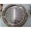 Image 5 : Silver serving platters & Copper plate & Cream cup