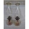 Image 1 : 2 Oil Lamps 13"