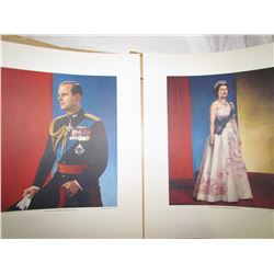 Queen Elizabeth II & Prince Philip school house prints in original pack - 11x12