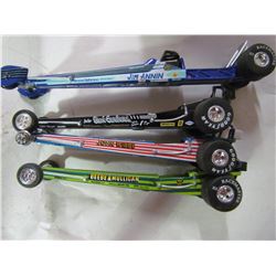 Mini Drag Racers Jim Annin, Beebe & Mulligan, John Wiebe (Damaged), Steve Carltone