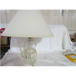 Glass handled lamp - Electric