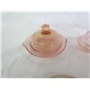 Image 3 : Pink Depression Glass - Hen on nest & Lids