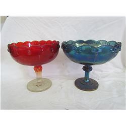 2 decorative fruit bowls