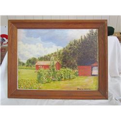 Marchant Grove Painting - 1967 By Fred Noon