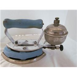 Blue gas iron