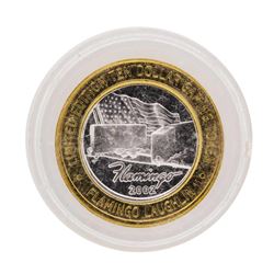 .999 Silver Flamingo Laughlin, Nevada $10 Casino Limited Edition Gaming Token