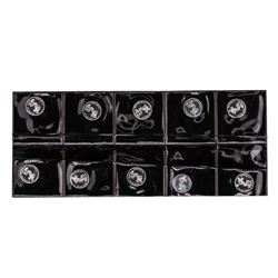 Lot of (10) Disney Mickey Mouse 1/20 oz. .999 Fine Silver Coin Rounds