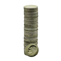 Roll of (50) 1953-D Brilliant Uncirculated Roosevelt Dimes