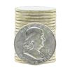 Image 1 : Roll of (20) 1959-P Brilliant Uncirculated Franklin Half Dollars