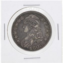 1809 Capped Bust Half Dollar Silver Coin