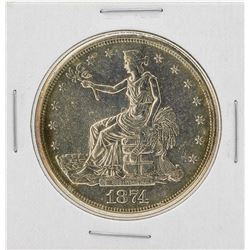 1874-S $1 Silver Trade Dollar Coin