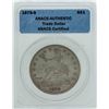 Image 1 : 1878-S $1 Silver Trade Dollar Coin ANACS Authentic