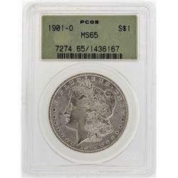 1901-O $1 Morgan Silver Dollar Coin PCGS MS65