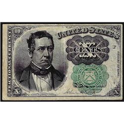 1874 Ten Cents Fifth Issue Green Seal Fractional Currency Note