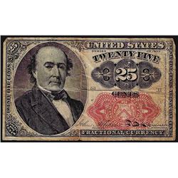1874 Twenty Five Cents Fifth Issue Fractional Currency Note