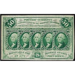 July 17, 1862 Fifty Cents First Issue Fractional Currency Note